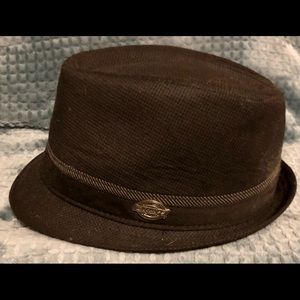Men’s black Dickies fedora hat